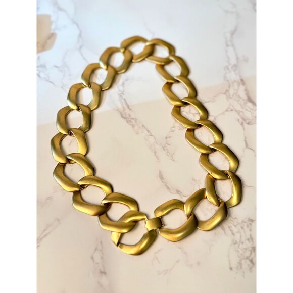 Vintage Matte Collar Necklace - Picture 2 of 6